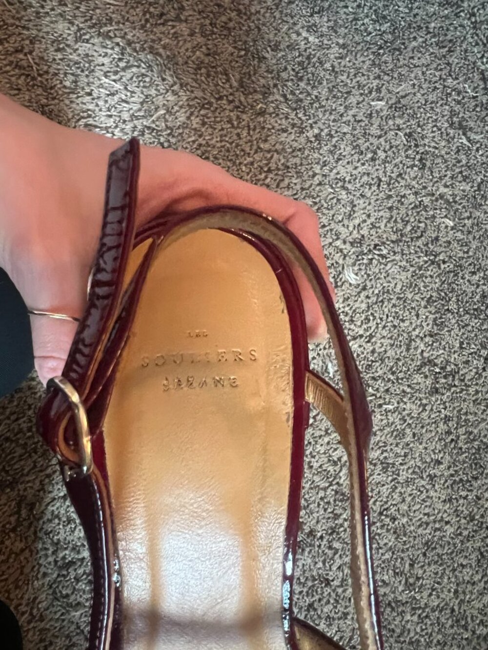 Paula Babies Patent Purple Size 10 US/ 41 EU - Picture 5 of 11